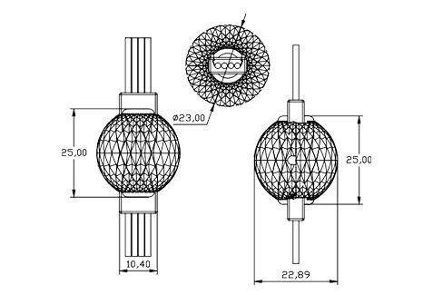 3D菠蘿燈(圖1)